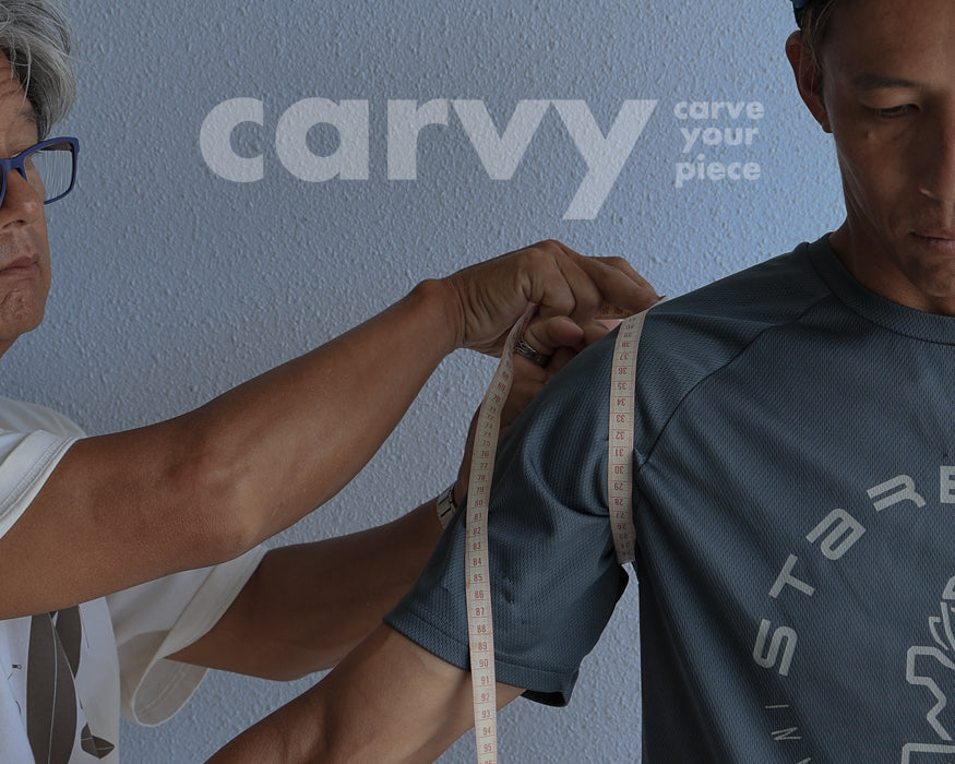 CARVY MEASURING GUIDE - 採寸方法 - を公開しました♪