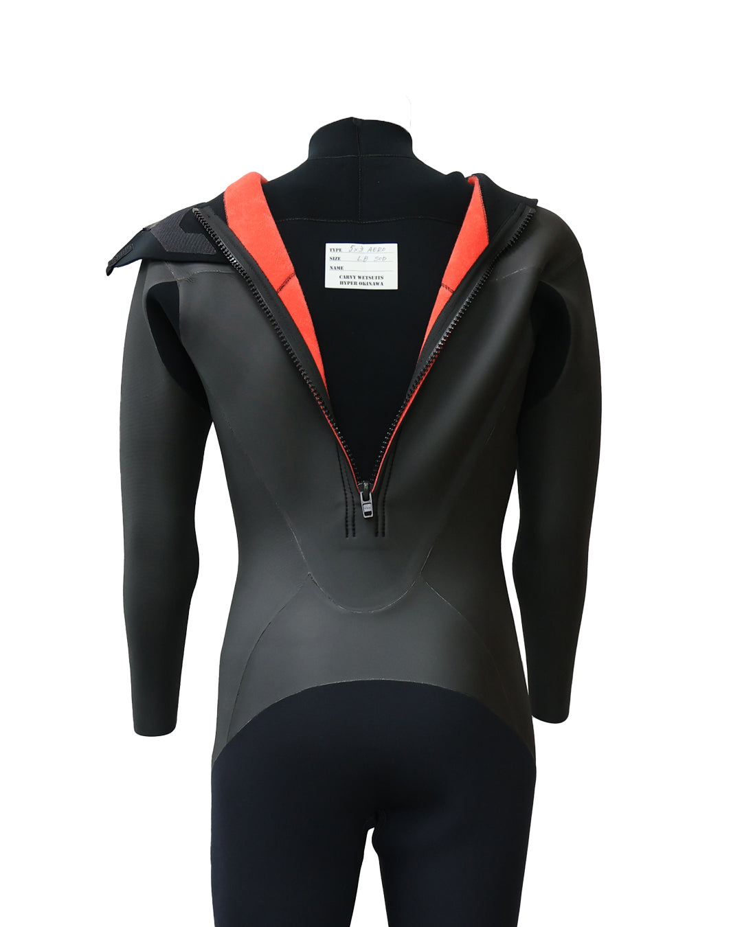 CARVY 5/3mm セミドライスーツ 裏起毛 AERO