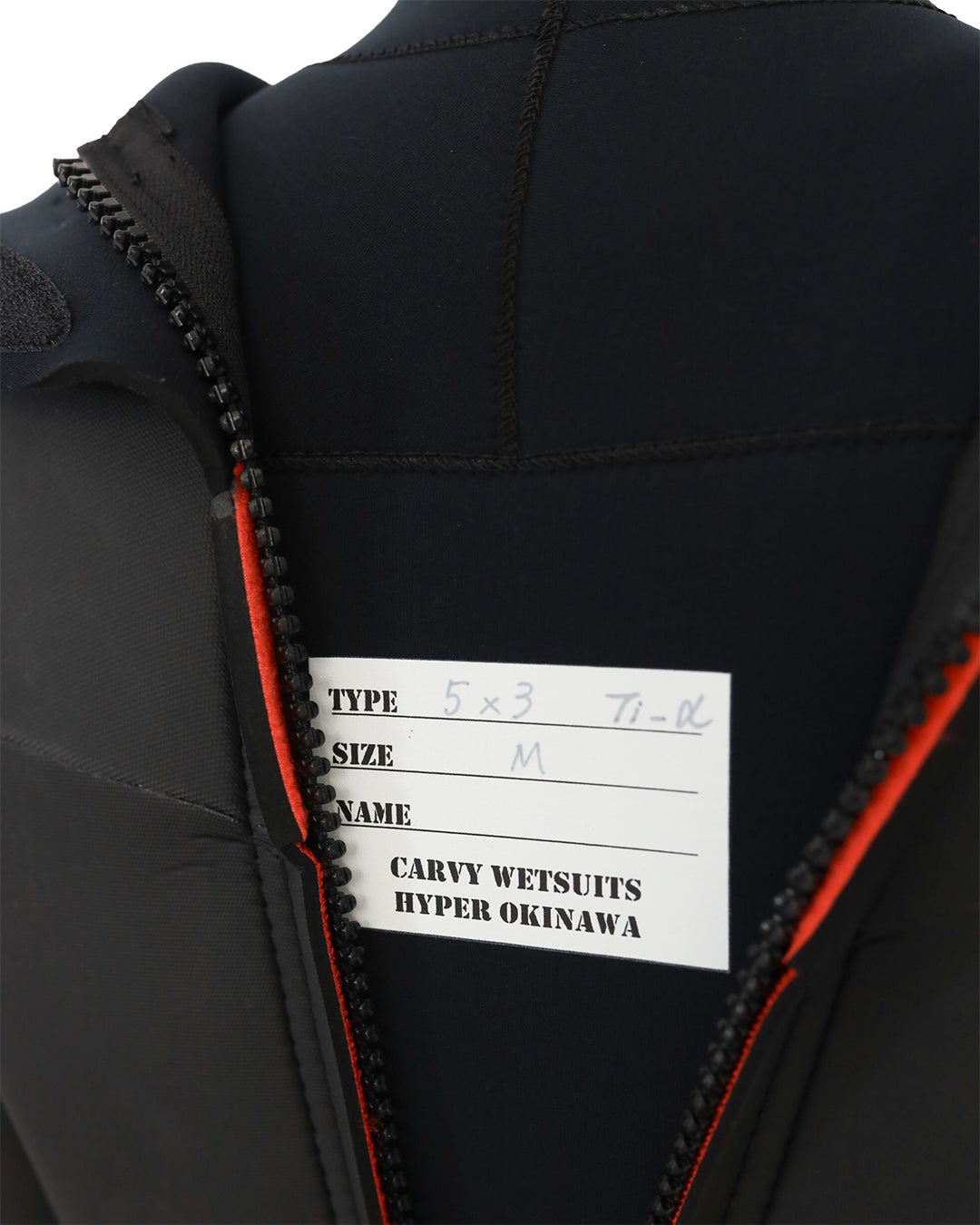 CARVY 5/3mm セミドライ バックジップモデル 裏起毛タイタニュームα仕様 【Women's】
