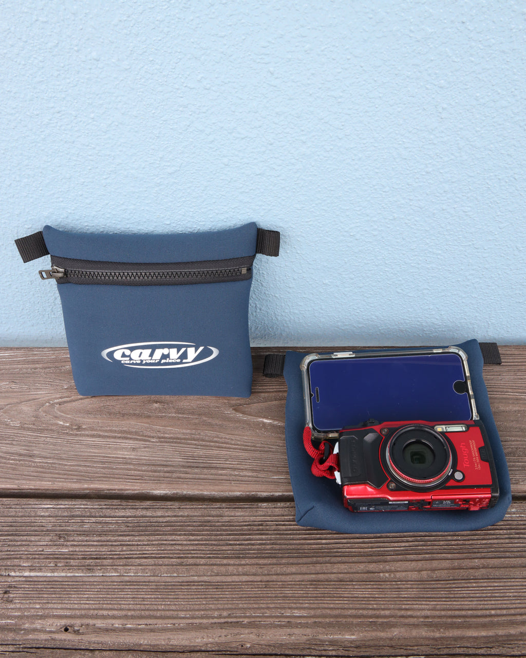 CARVY ネオプレーン・ハンドメイドポーチ【送料無料】